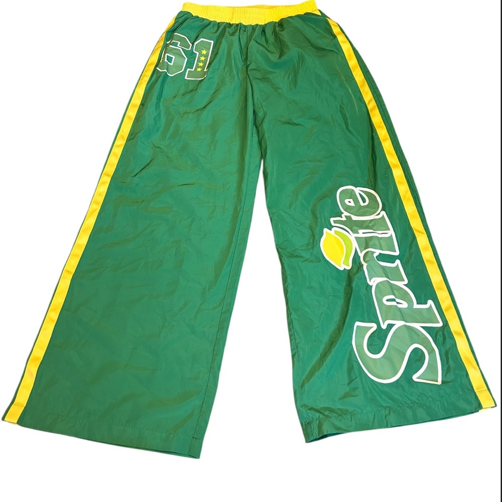 Vintage Y2K Sprite Wide Leg Track Pants – Size M